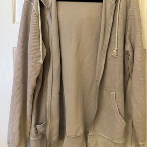 Charles River Apparel Light Gray Cotton Hoodie